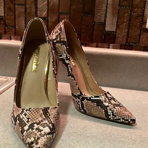Leopard high heels size 8 women